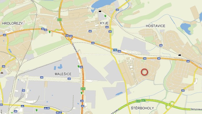 Cesta na Jahodnici - širší okolí